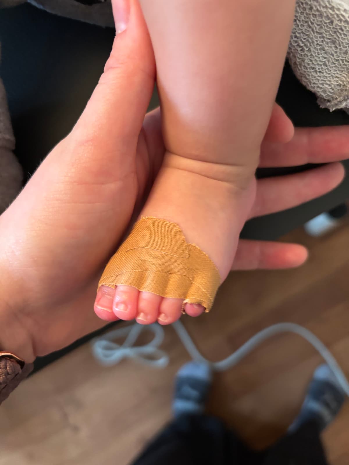 Bandage refait au 4e jour